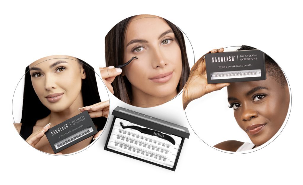 nanolash pre glued false eyelashes